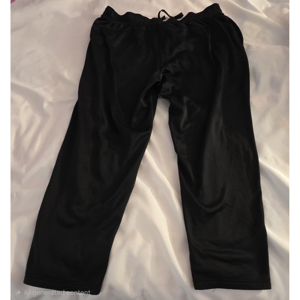 Starter Men's Black Fleece Sweatpants 2XL Drawstring Elastic Waist Athletic